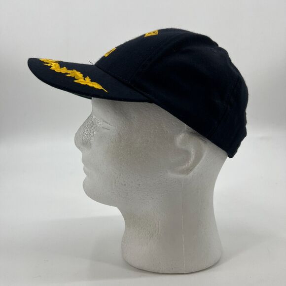 USS Stethem DDG 63 US Navy Hat Blue Embroidered Attack Bee Adjustable Snapback - Picture 6 of 11